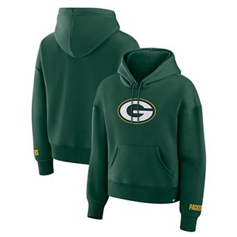Women's Fanatics Green Green Bay Packers Legacy Fleece Pullover Hoodie
