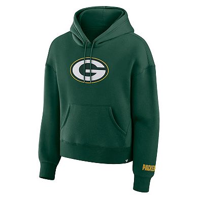 Women's Fanatics Green Green Bay Packers Legacy Fleece Pullover Hoodie
