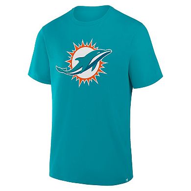 Men's Fanatics Aqua Miami Dolphins Legacy Cotton T-Shirt