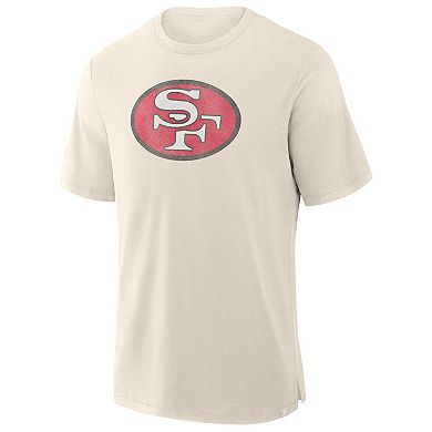 Men's Fanatics Cream San Francisco 49ers Slub T-Shirt