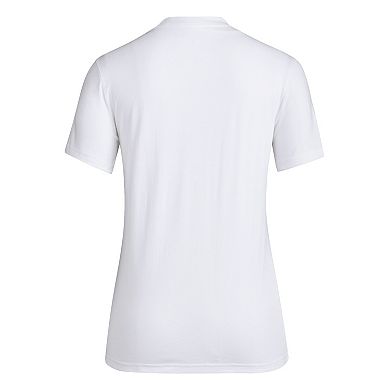 Women's adidas White Arizona State Sun Devils 2024 Breast Cancer Awareness Pregame T-Shirt