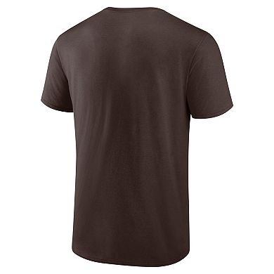 Men's Fanatics Brown Cleveland Browns Coordinate T-Shirt