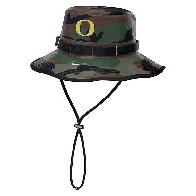 Men s Nike Camo Oregon Ducks 2024 Military Appreciation Apex Bucket Hat
