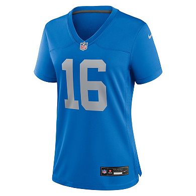 Women's Nike Jared Goff Blue Detroit Lions Alternate Game Jersey