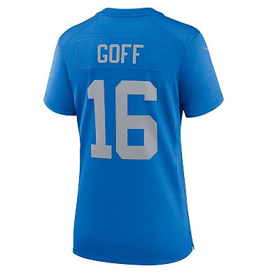 Women's Nike Jared Goff Blue Detroit Lions Alternate Game Jersey
