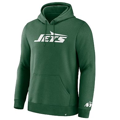 Men's Fanatics Green New York Jets Legacy Fleece Pullover Hoodie