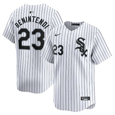 Men's Nike Andrew Benintendi White Chicago White Sox Road Limited Player Jersey