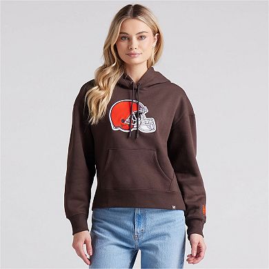 Women's Fanatics Brown Cleveland Browns Legacy Fleece Pullover Hoodie