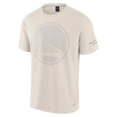 Men's Fanatics Cream Golden State Warriors Elements Iconic T-Shirt