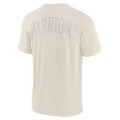 Men's Fanatics Cream Golden State Warriors Elements Iconic T-Shirt