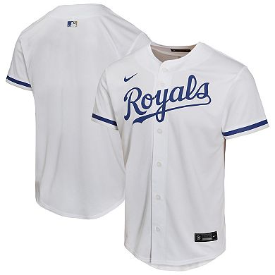 Youth Nike White Kansas City Royals Home Game Jersey