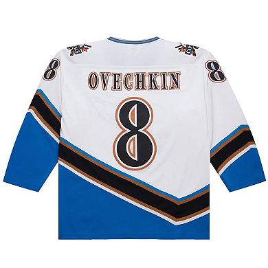Men's Mitchell & Ness Alexander Ovechkin White Washington Capitals 2005/06 Power Play Jersey