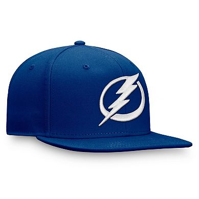 Men's Fanatics Blue Tampa Bay Lightning Core Primary Logo Snapback Hat