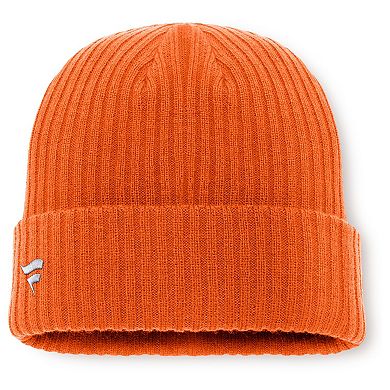 Men's Fanatics Orange Philadelphia Flyers Core Primary Logo Cuffed Knit Hat