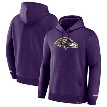 Men's Fanatics Purple Baltimore Ravens Legacy Fleece Pullover Hoodie