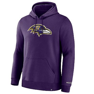 Men's Fanatics Purple Baltimore Ravens Legacy Fleece Pullover Hoodie