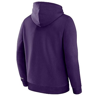 Men's Fanatics Purple Baltimore Ravens Legacy Fleece Pullover Hoodie