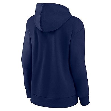 Women's Fanatics Navy St. Louis Blues Authentic Pro Core Primary Fleece Pullover Hoodie