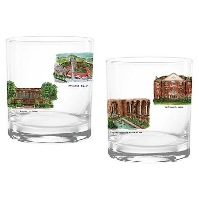 Oregon Ducks 2-Pack 14oz. Laura Wilcox University Rocks Set