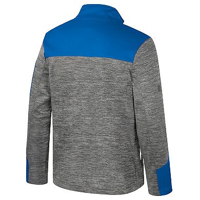 Men's Colosseum Gray/Blue UCLA Bruins Guard Full-Zip Jacket