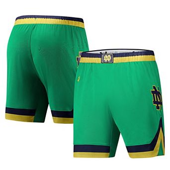 Men's Under Armour Green Notre Dame Fighting Irish Replica Basketball Shorts