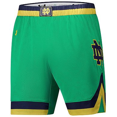 Men's Under Armour Green Notre Dame Fighting Irish Replica Basketball Shorts