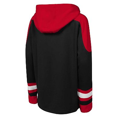 Youth Black Carolina Hurricanes Ageless Must Have Home V-Neck Pullover Hoodie