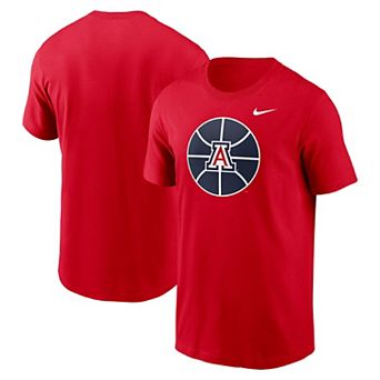 Men's Nike Red Arizona Wildcats Basketball Logo��T-Shirt