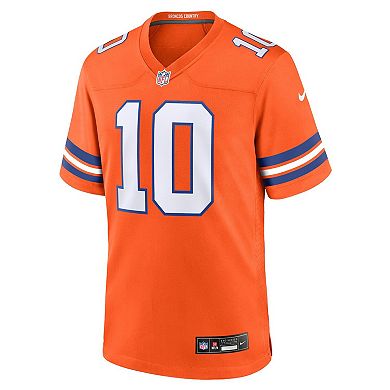 Youth Nike Bo Nix Orange Denver Broncos Alternate Game Jersey
