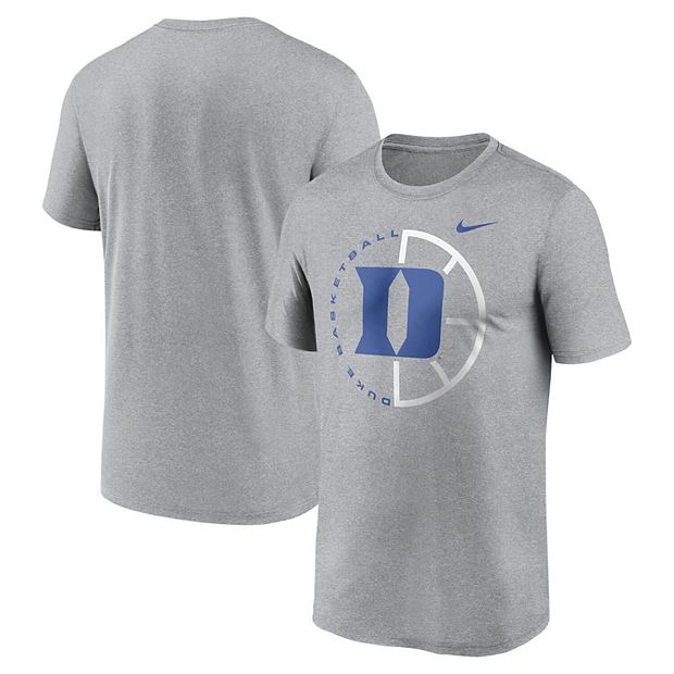 Men's Nike Heather Gray Duke Blue Devils Legend Basketball Icon
