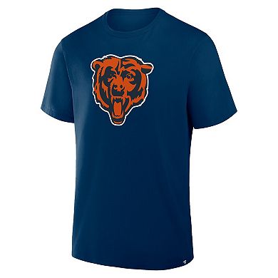 Men's Fanatics Navy Chicago Bears Legacy Cotton T-Shirt