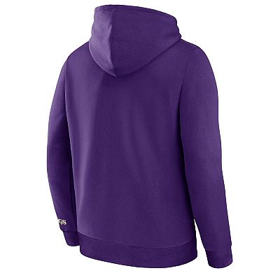 Men's Fanatics Purple Minnesota Vikings Legacy Fleece Pullover Hoodie