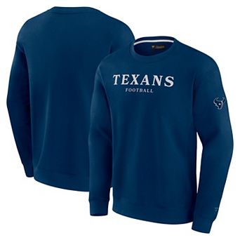 Unisex Fanatics Navy Houston Texans Elements Unlimited Fleece Pullover Sweatshirt