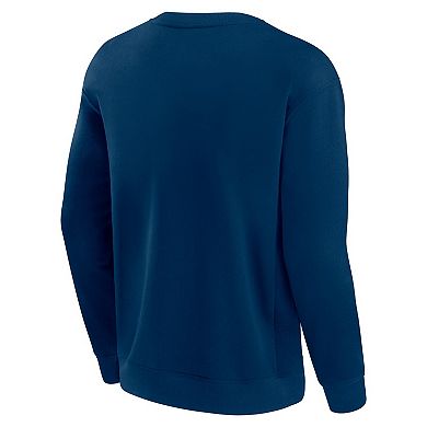 Unisex Fanatics Navy Houston Texans Elements Unlimited Fleece Pullover Sweatshirt