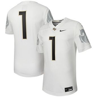 Men's Nike #1 White UCF Knights Untouchable Replica Football Jersey