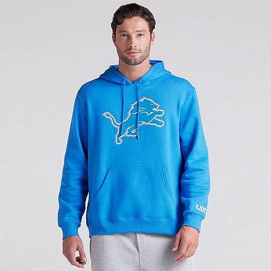 Men's Fanatics Blue Detroit Lions Legacy Fleece Pullover Hoodie