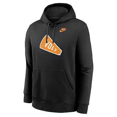 Men's Nike Black Tennessee Volunteers Vault Megaphone Pullover Hoodie