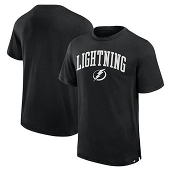 Men's Fanatics Black Tampa Bay Lightning Elevated Pima T-Shirt