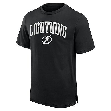 Men's Fanatics Black Tampa Bay Lightning Elevated Pima T-Shirt