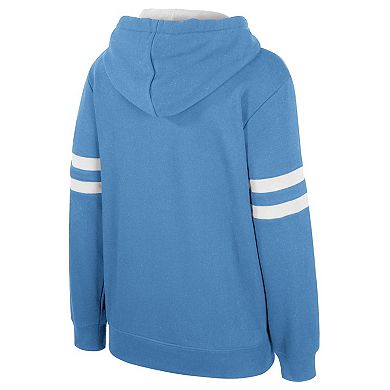 Women's Stadium Essentials Light Blue Memphis Grizzlies Road Game Pullover Hoodie