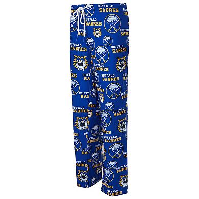 Women's Concepts Sport Royal Buffalo Sabres Zest Allover Print Knit Pants