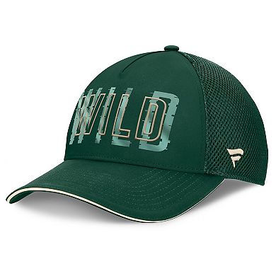 Men's Fanatics Green Minnesota Wild Fundamental Flex Hat