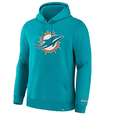 Men's Fanatics Aqua Miami Dolphins Legacy Fleece Pullover Hoodie
