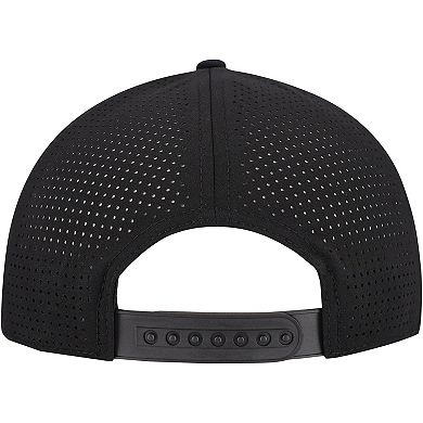 Men's American Needle Black Chicago Blackhawks Valin Camo Super Tech Vented Adjustable Hat