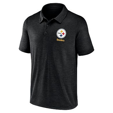 Men's Fanatics Black Pittsburgh Steelers Making Waves Polo