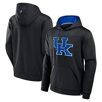 Men's Fanatics Black Kentucky Wildcats Defender Dot Faded Primary Pullover Hoodie