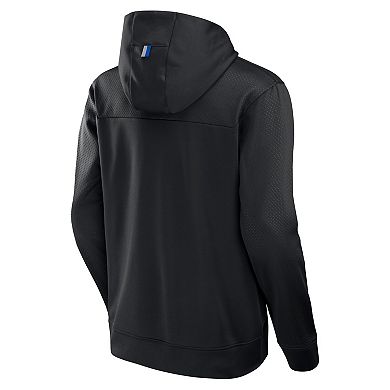 Men's Fanatics Black Kentucky Wildcats Defender Dot Faded Primary Pullover Hoodie