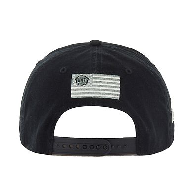 Men's '47 Black New Jersey Devils OHT Military Appreciation Homeland Honor and Defend Hitch Adjustable Hat