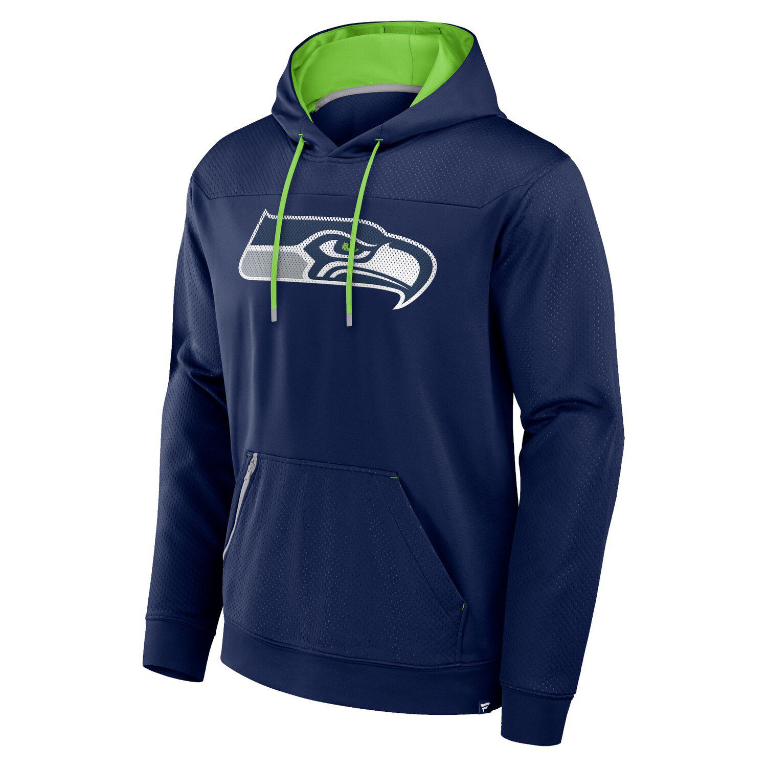 Fanatics Iconic Poly Mesh Supporters Jersey Trikot - Seattle Seahawks, Uomo, Blu Navy, S