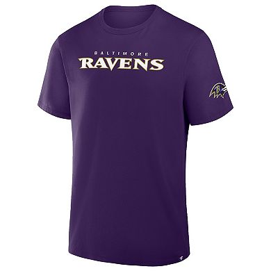 Men's Fanatics Purple Baltimore Ravens Legacy Cotton T-Shirt